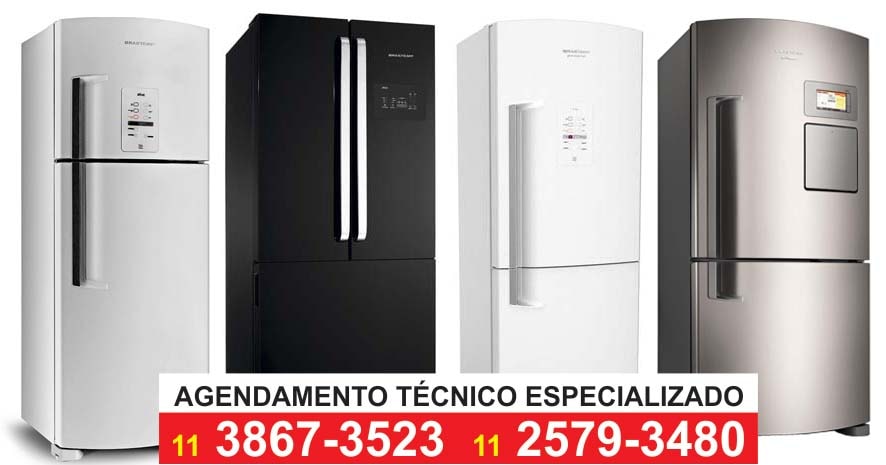 manutenção Geladeira Brastemp Clean Frost Free 378 litros Evox