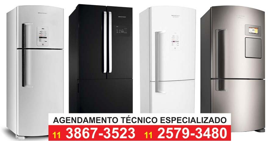 manutenção Geladeira Brastemp Side Inverse com Central Inteligente 540 Litros Evox