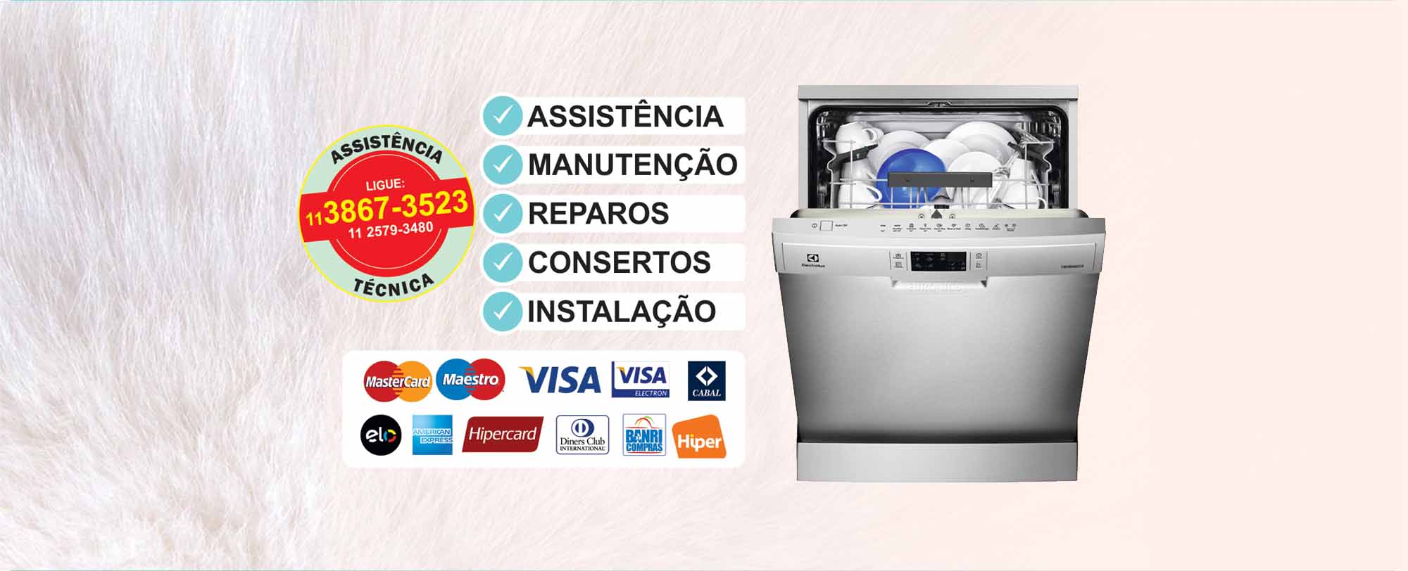 Assistencia Tecnica de Lava Louça Electrolux