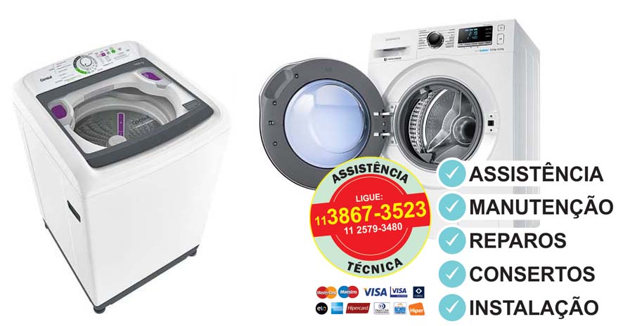 assistencia tecnica Máquina de Lavar